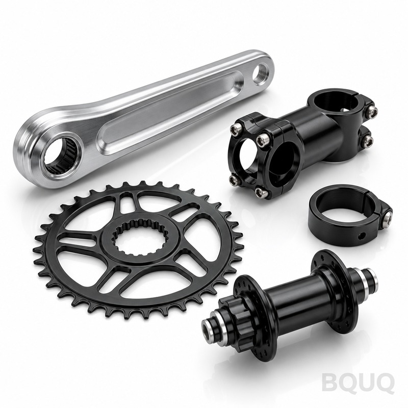 Kundenspezifische CNC-gefräste Fahrradteile aus Aluminium | Präzisionsfertigung