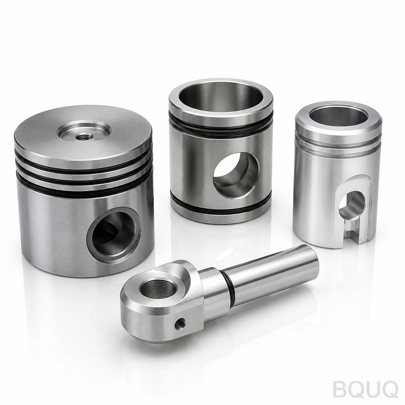 CNC-gefräste Hydraulikkolben | BQUQ Präzisionsfert