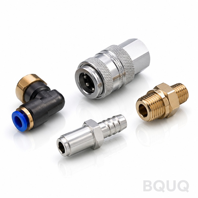 BQUQ CNC-gefräste Pneumatik-Verbindungsteile | Prä