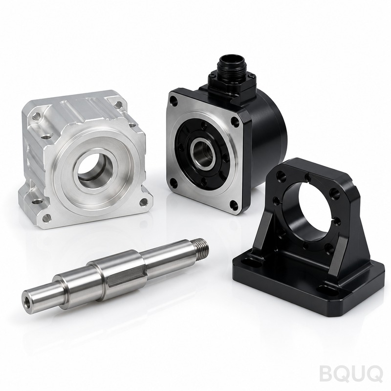 Präzisionsgefertigte Servomotor-Teile per CNC-Bearbeitung | BQUQ Fabrik Dongguan