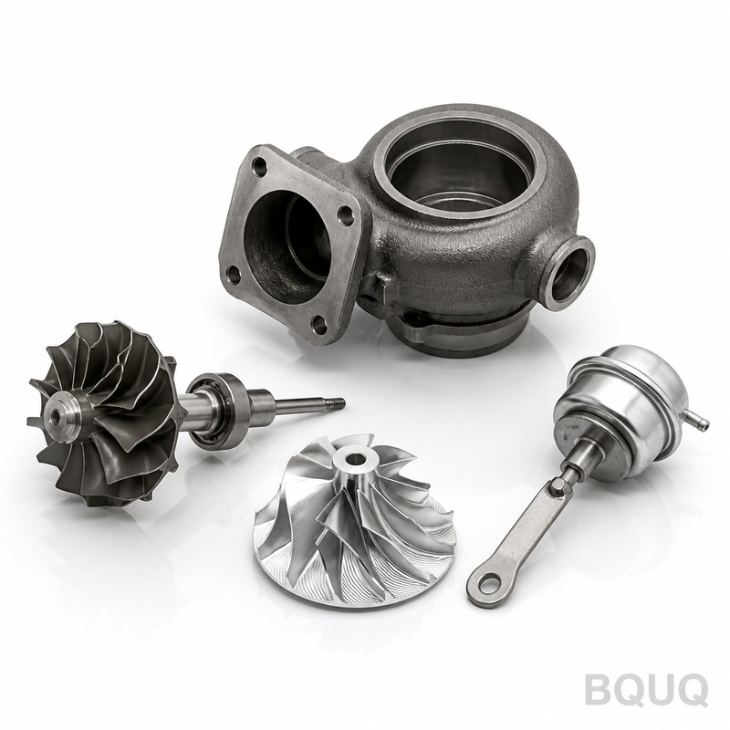BQUQ CNC-gefräste Turboladerteile | Präzisionsfert