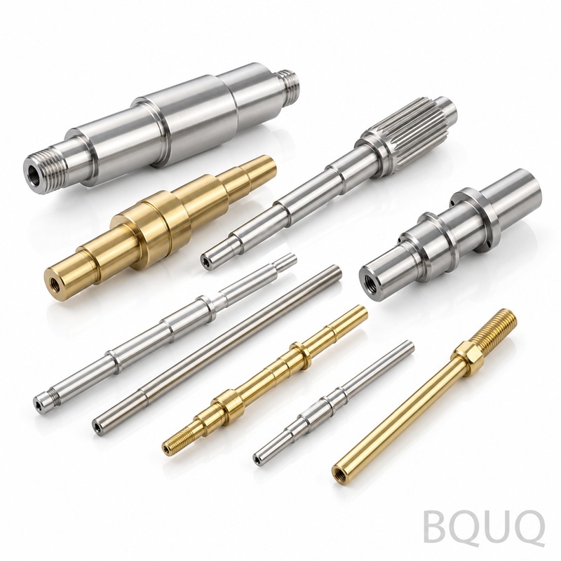 BQUQ CNC-Dreh-Präzisionswellen | ±0,005 mm Toleran