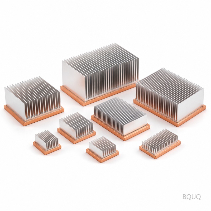 BQUQ Kühlkörper mit Kupferbasis und Aluminiumlamel