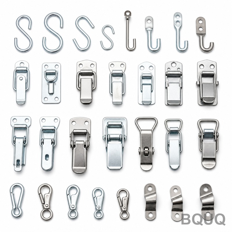 BQUQ Stanzteile Metallhaken, Verschlüsse und Schna