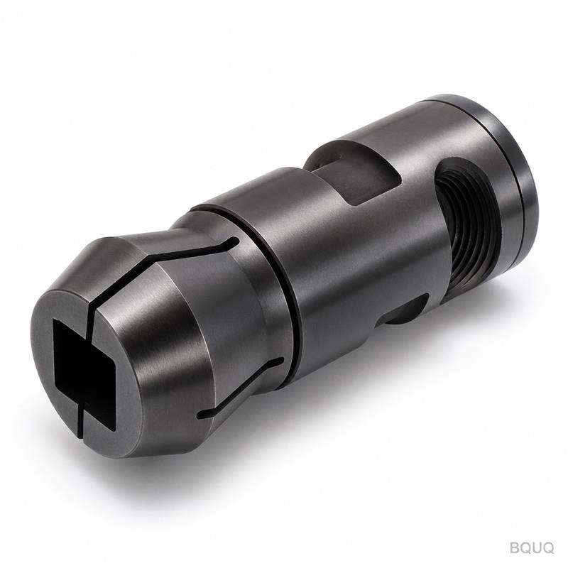 BQUQ CNC-gefertigte Auto-Lathe-46-Spannzange mit Vierkantbohrung, gehärtet