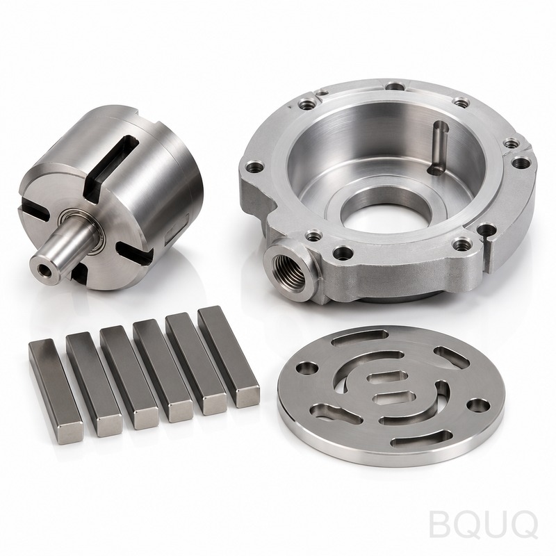CNC-gefräste Vakuumpumpen-Teile | BQUQ Präzisionsf
