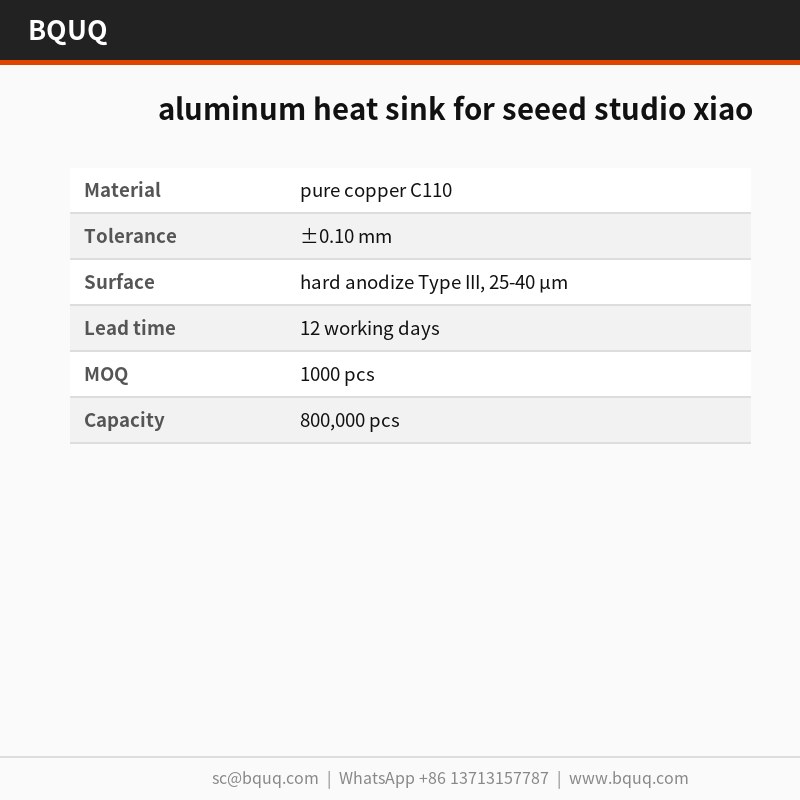 Aluminium-Kühlkörper für Seeed Studio XIAO