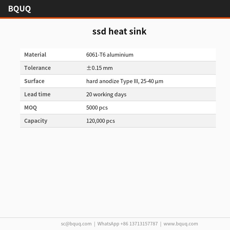 ssd heat sink
