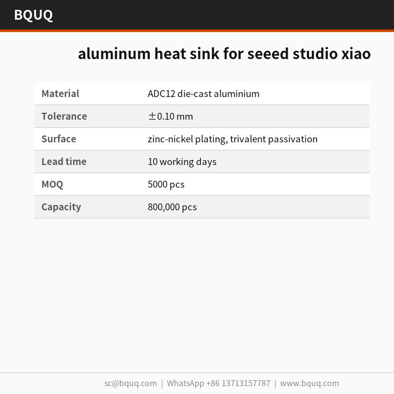Aluminium-Kühlkörper für Seeed Studio XIAO