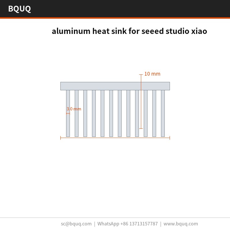 Aluminium-Kühlkörper für Seeed Studio XIAO