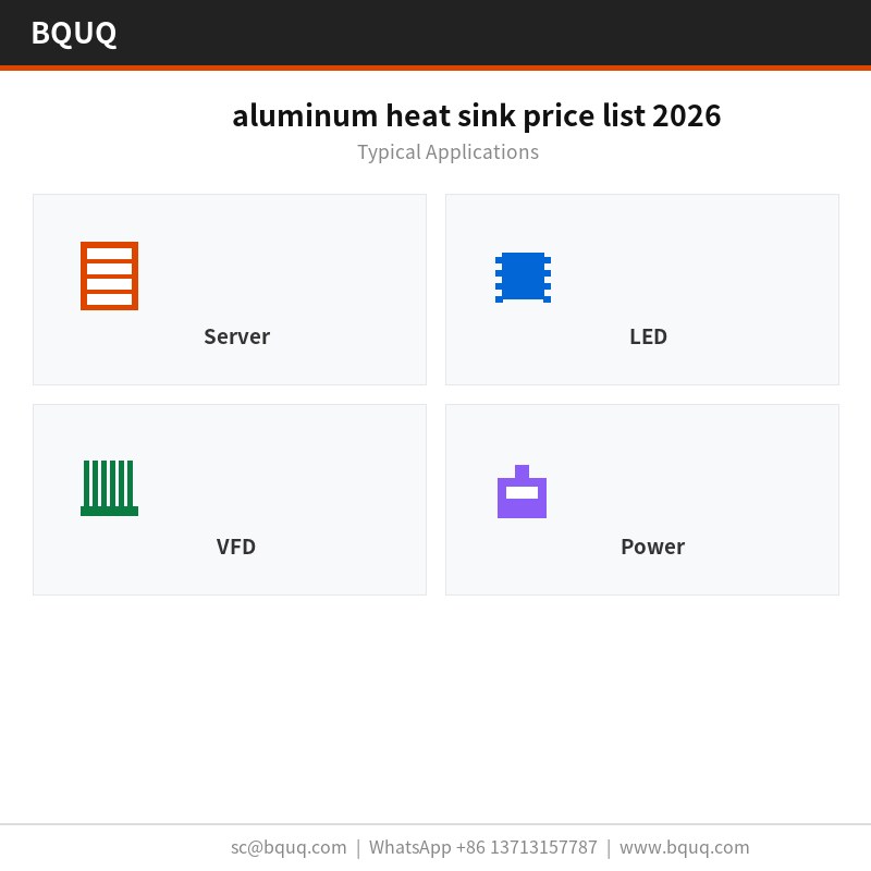 Aluminium-Kühlkörper-Preisliste 2026