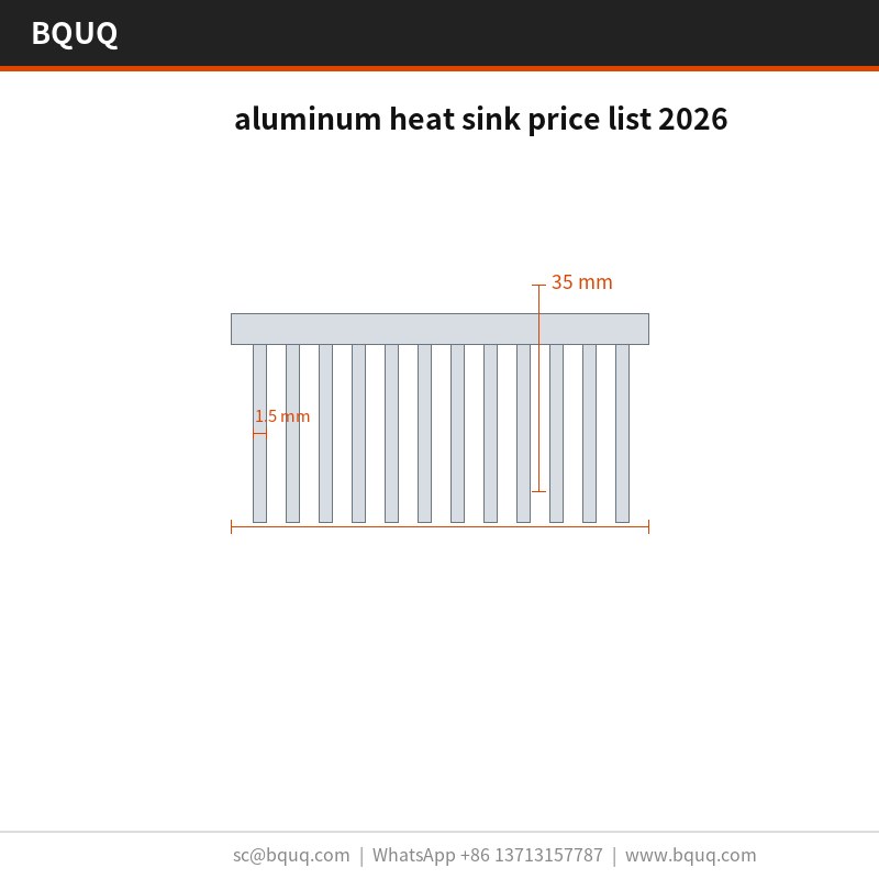 Aluminium-Kühlkörper-Preisliste 2026