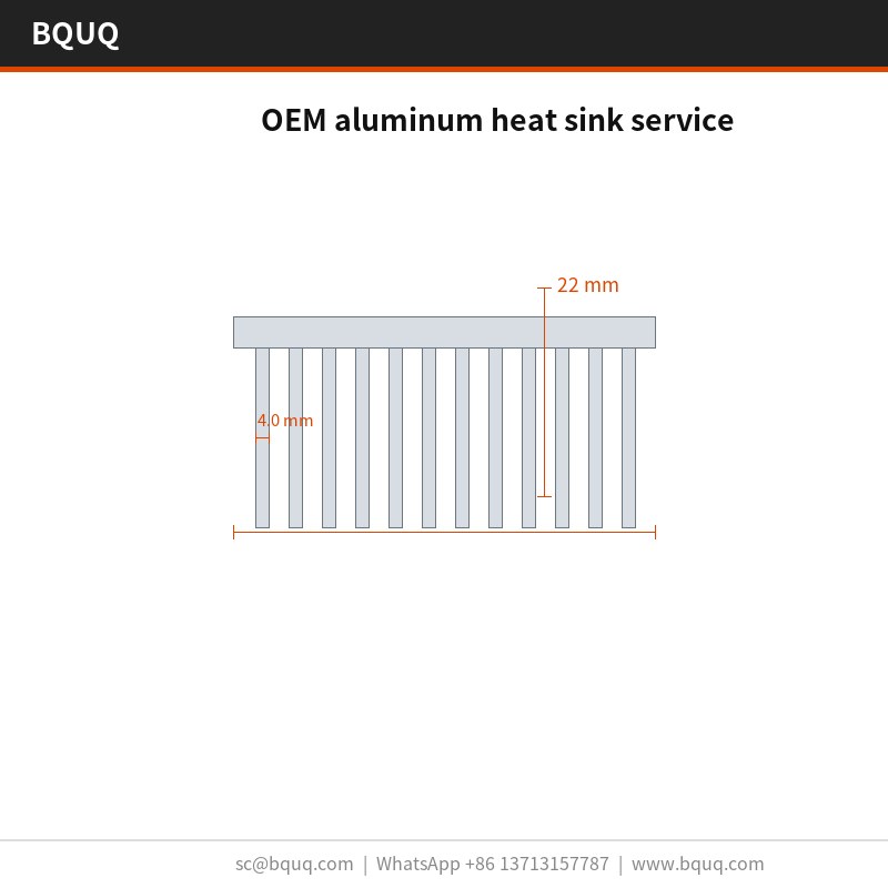 OEM-Aluminium-Kühlkörper-Service