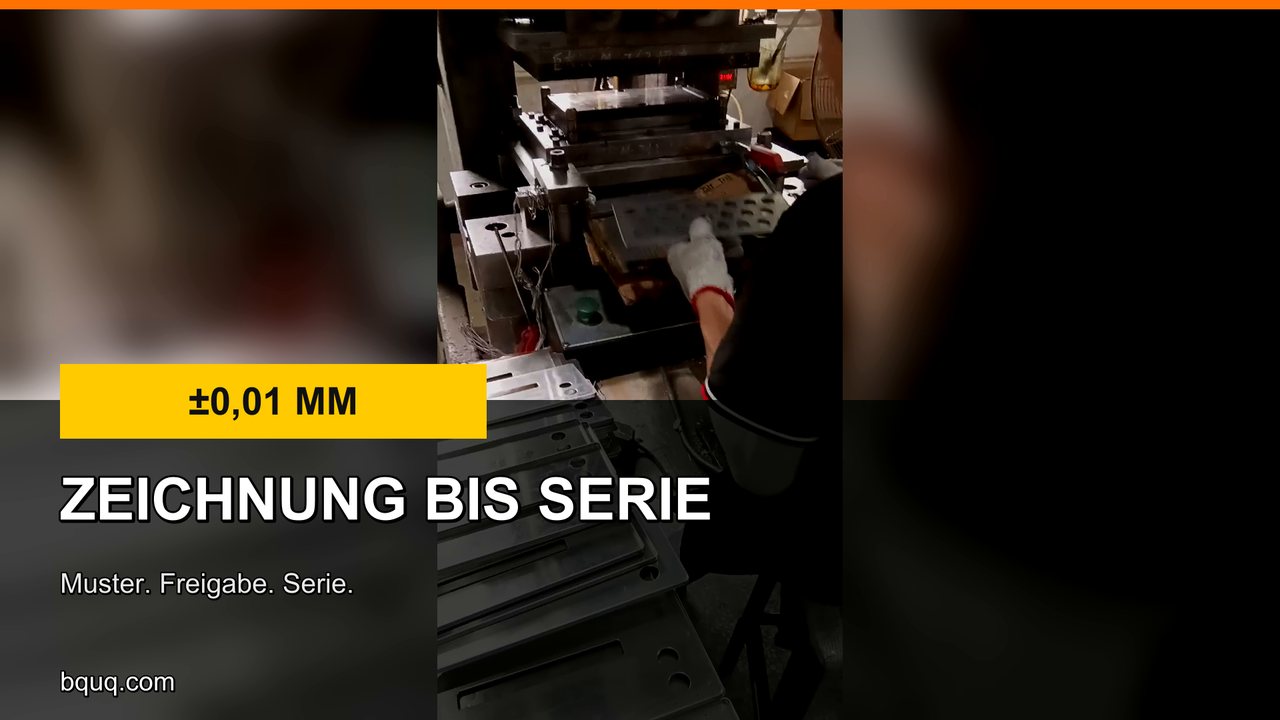 Von der Zeichnung zur Serie | Stanzteile nach Zeichnung, Muster dann Serie